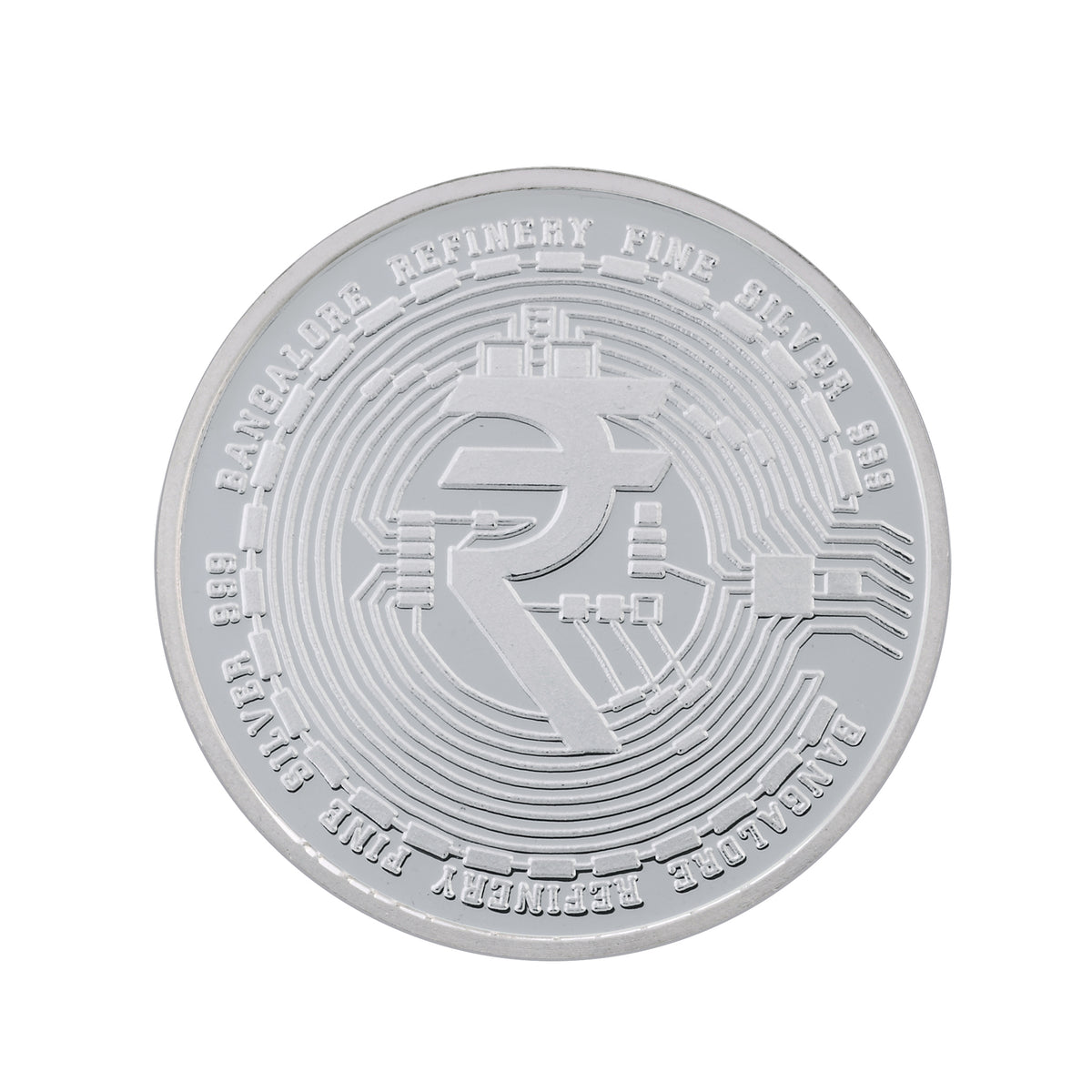 20 Gram Crypto Silver Coin (999 Purity) – Bangalore Refinery
