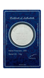 Ram Darbar Silver Coin (999 Purity) - Bangalore Refinery