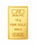 10 Gram Gold Bar 24kt (999.9 Purity) - Bangalore Refinery