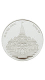 Ram Mandir Silver Coin (999 Purity) - Bangalore Refinery