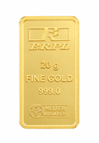 20 Gram Gold Bar 24kt (999.0 Purity) - Bangalore Refinery