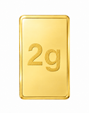 2 Gram Gold Bar 24kt (999.9 Purity) - Bangalore Refinery