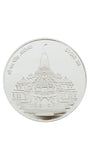 Ram Mandir Silver Coin (999 Purity) - Bangalore Refinery