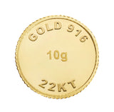 10 Gram Lakshmi Gold Coin 22Kt (916 Purity) - Bangalore Refinery
