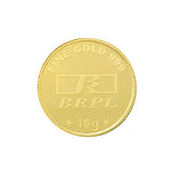 10 Gram 24kt (999 Purity) Ganesh Gold Coin - Bangalore Refinery