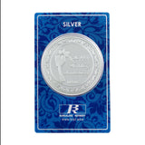 20 Gram Happy Wedding Anniversary Silver Coin (999 Purity) - Bangalore Refinery