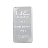 25 Gram Radha Krishna Silver Bar (999 Purity) - Bangalore Refinery