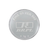 1gm 999 Purity Silver Coins - Bangalore Refinery