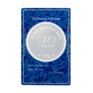 Raksha Bandhan Gifting Silver Coin (999 Purity) - Bangalore Refinery