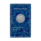 1gm 999 Purity Silver Coins - Bangalore Refinery
