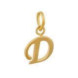 Alphabet Gold Pendants 22K (916 Purity) - Bangalore Refinery