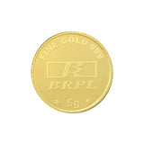 5 Gram 24kt Gold Rose Coin  (999 Purity) - Bangalore Refinery