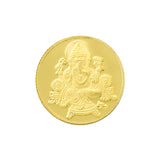 5 Gram Ganesh Gold Coin 24kt(999 Purity) - Bangalore Refinery