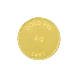 4 Gram Gold Coin 24kt(999 Purity) - Bangalore Refinery