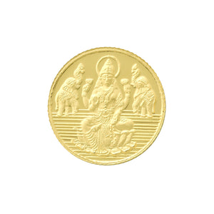 4 Gram Lakshmi Gold Coin 24kt (999 Purity) - Bangalore Refinery