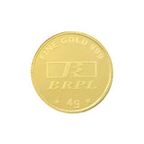 4 Gram 24kt Gold Rose Coin  (999 Purity) - Bangalore Refinery