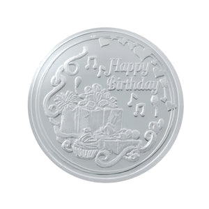 10 Gram Happy Birthday Silver Coin (999 Purity) - Bangalore Refinery