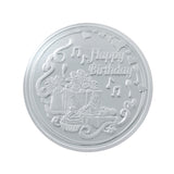 10 Gram Happy Birthday Silver Coin (999 Purity) - Bangalore Refinery