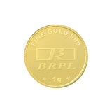 1 Gram 24kt Gold Rose Coin  (999 Purity) - Bangalore Refinery