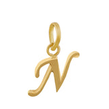 Alphabet Gold Pendants 22K (916 Purity) - Bangalore Refinery