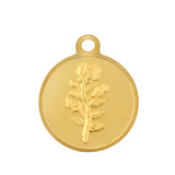 5.2 Gm Round Rose 24k (999) Yellow Gold Pendant (Without hook) - Bangalore Refinery