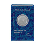 3gm 999 Purity Silver Coins - Bangalore Refinery