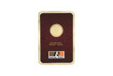 100mg 24kt (999 Purity) Gold Foil Coins (5 Models) - Bangalore Refinery