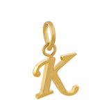 Alphabet Gold Pendants 22K (916 Purity) - Bangalore Refinery