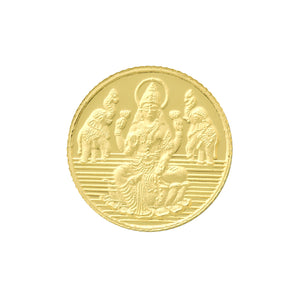 1 Gram Lakshmi Gold Coin 24kt(999 Purity) - Bangalore Refinery