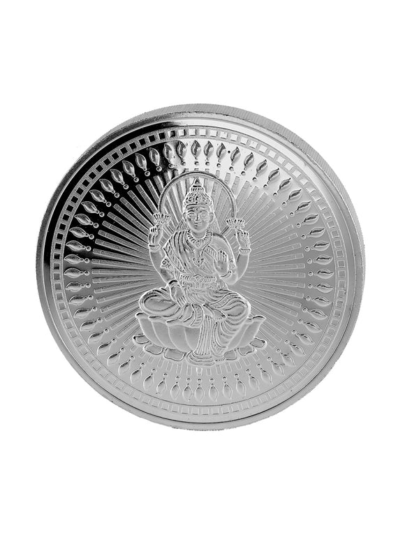 1000 Gram Goddess Lakshmi Silver Coin (999 Purity) 1kg - Bangalore Refinery