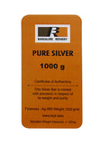 1000 Gram Silver Bar (999 Purity) 1kg - Bangalore Refinery