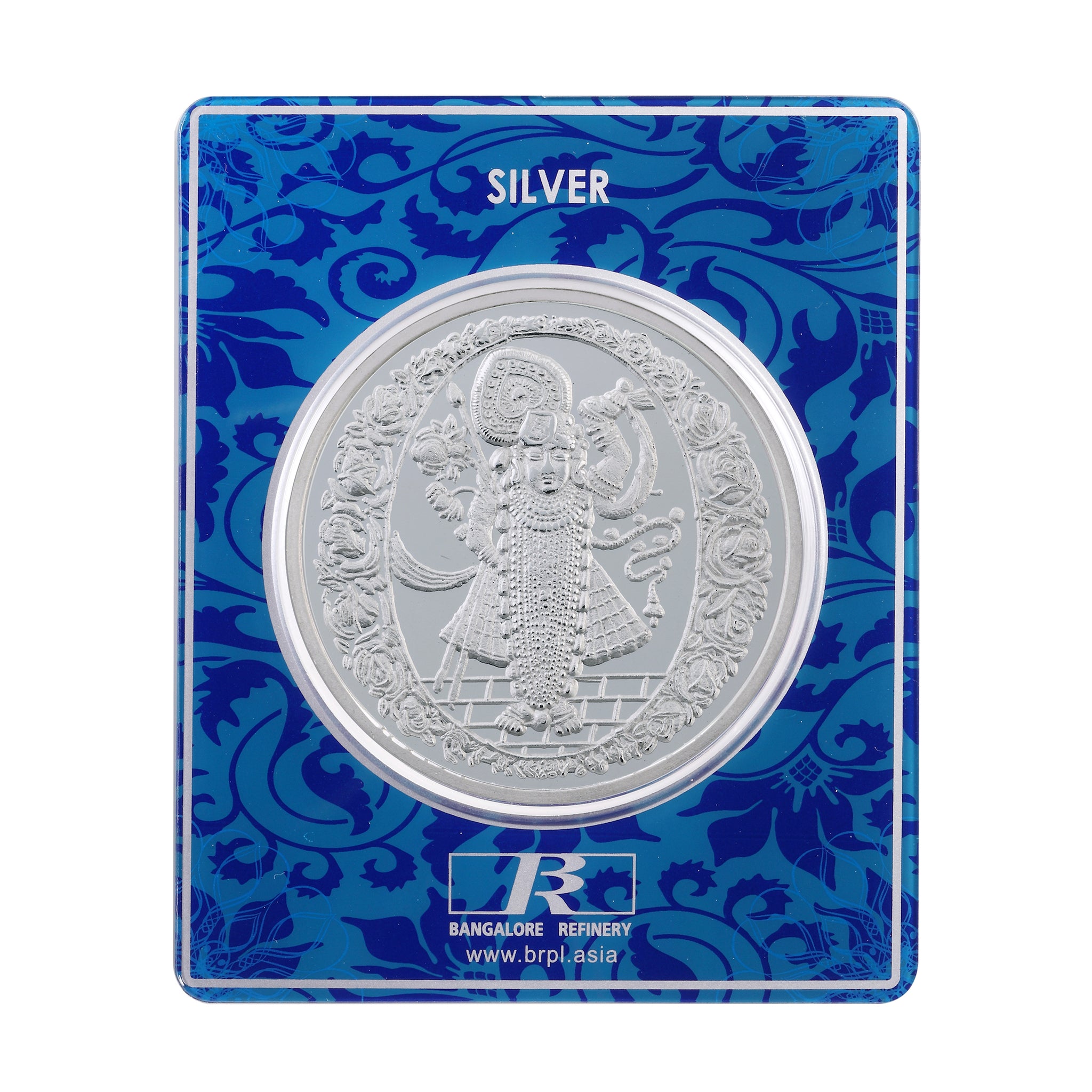 100 Gram Lord Shrinath ji Silver Coin (999 Purity)