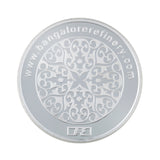 50 Gram Flower Silver Coin (999 Purity) - Bangalore Refinery