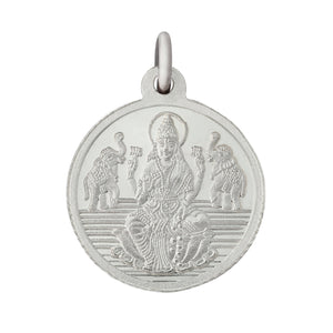 5 gm Round Laxmi Silver Pendant(999 Purity) - Bangalore Refinery