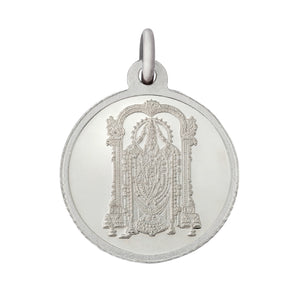 5 gm Round Balaji Silver Pendant(999 Purity) - Bangalore Refinery