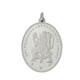 10 gm Oval Hanuman Silver Pendant(999 Purity) - Bangalore Refinery