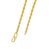 4.63 Gram 18kt BIS Hallmarked Gold SilkyRope Chain - Bangalore Refinery