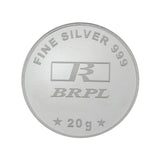 20 Gram I Love You Silver Coin (999 Purity) - Bangalore Refinery