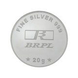 20 Gram Happy Valentine Day Silver Coin (999 Purity) - Bangalore Refinery