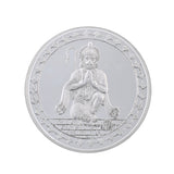 50 Gram Lord Hanuman Silver Coin (999 Purity) - Bangalore Refinery