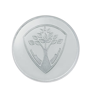 10 Gram Banyan Tree Silver Coin (999 Purity) - Bangalore Refinery