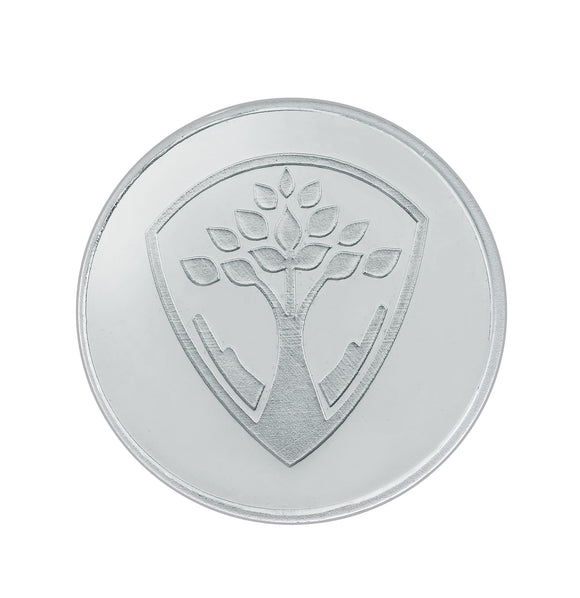 10 Gram Banyan Tree Silver Coin (999 Purity) - Bangalore Refinery