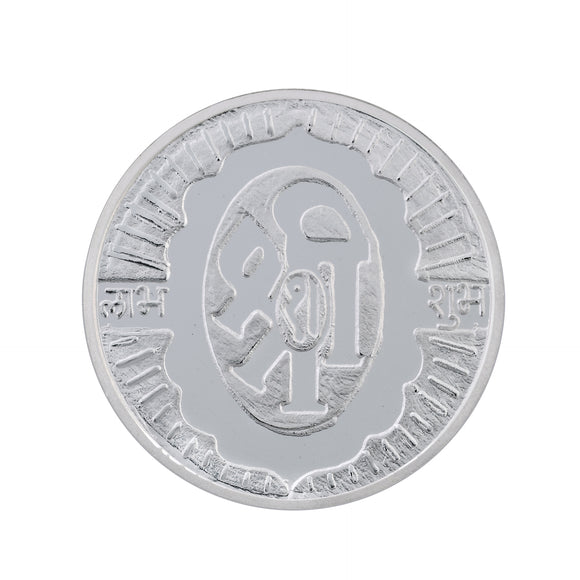 10 Gram Shree Silver Coin (999 Purity) - Bangalore Refinery