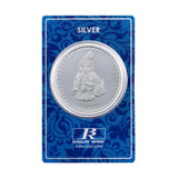 50 Gram Lord Bala Krishna Silver Coin (999 Purity) - Bangalore Refinery