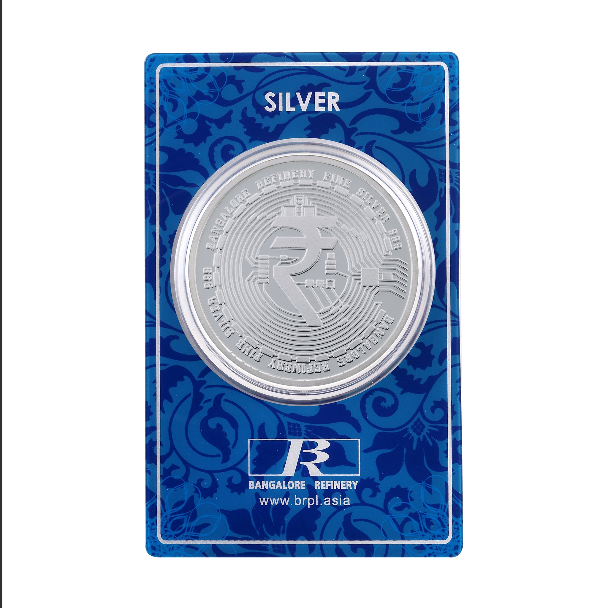 20 Gram Crypto Silver Coin (999 Purity) – Bangalore Refinery