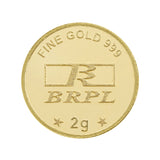 2 Gram 24kt (999 Purity) Banyan Tree Gold Coin - Bangalore Refinery