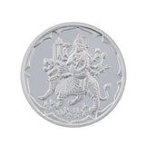5 Gram Goddess Chamundi / Durga Matha  Silver Coin (999 Purity) - Bangalore Refinery