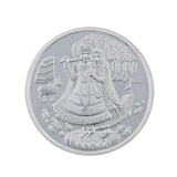 10 Gram Radha Krishna Silver Coin (999 Purity) - Bangalore Refinery