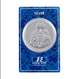 20 Gram Lord Sai Baba Silver Coin (999 Purity) - Bangalore Refinery
