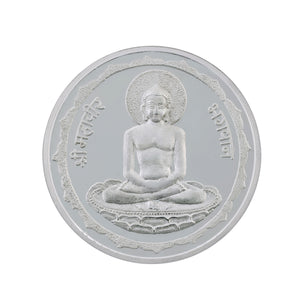 5 Gram Bhagwan Mahaveer  Silver Coin (999 Purity) - Bangalore Refinery